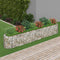 vidaXL - Gabion - plantenbak - verhoogd - 330x50x50 - cm - gegalvaniseerd - ijzer