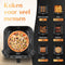JAP Appliances Ascension - Airfryer XL - Heteluchtfriteuse XXL - 2000W - 7,6L Inhoud - 60ºC tot 200ºC - Zwart
