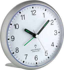 TFA-Dostmann 60.1506 - Wekker - Analoge weergave met alarm en snooze - Grijs