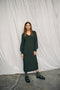 OBJECT - OBJMALENA L/S KNIT DRESS NOOS - Maat M - Ribstof - Met stretch