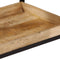vidaXL - Keukentrolley - 60x40x80 - cm - massief - ruw - mangohout