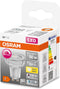 OSRAM Superstar dimbare LED lamp met bijzonder hoge kleurweergave (CRI9-), GU1-basis helder glas ,Warm wit (27-K), 35- Lumen, substituut voor 5-W-verlichtingsmiddel dimbaar, 1-Pak