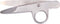 W-Selected Eenringschaar RVS 12 cm - Gebogen en Afgeronde Punten