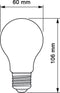 Philips - LED lamp - E27 fitting - MASTER Value - D - 3.4-40W - 927 - 2700K extra warm wit - A60 - CL - G