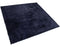 EVREN - Shaggy vloerkleed - Donkerblauw - 200 x 200 cm - Polyester