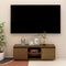 vidaXL - Tv-meubel - 110x30x40 - cm - massief - grenenhout - honingbruin