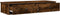 vidaXL - Wandschap - met - lades - 100x37,5x19 - cm - bewerkt - hout - gerookt - eiken