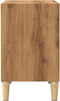 vidaXL - Nachtkastjes - 2 - st - 40x30x50cm - bewerkt - hout - artisanaal - eikenkleur
