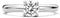 TI SENTO Dames Ring - 925 zilver - Zirconia wit - Maat 18.50 mm / maat 58 - 1463ZI