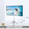 CCLIFE Inklapbaar Beamerscherm met Statief - 80/90/100 inch Projectiescherm - Rolscherm voor Home Cinema