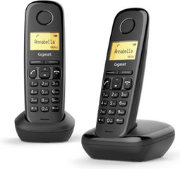 Landline Telephone Gigaset A170 Duo Black Wireless Amber
