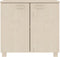 vidaXL - Dressoir - HAMAR - 85x35x80 - cm - massief - grenenhout - honingbruin