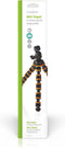 Nedis Gorillapod - Maximaal draagvermogen: 2.5 kg - 30.0 cm - 9 Segmenten - Balhoofd - ABS / Kunststof - Oranje / Zwart