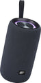 Merkloos MENPO6250/001 - Draadloze Bluetooth Speaker 16W - RGB Lichtshow en FM Radio - Zwart