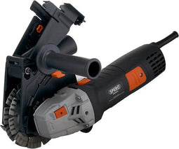 1400Watt Muurfrees - Diamant Sleuvenzaag SPERO - Max: 28mm diep - Incl. 2x125mm Steen Diamantzaagbladen - Sleuvenfrees - SPERO