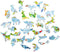 UNIDRAGON Houten Kinderpuzzel - Wereldkaart - 100 stukjes - 43x30 cm