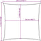 vidaXL - Zonnezeil - 160 - g/m² - vierkant - 3x3 - m - HDPE - zandkleurig