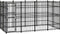 vidaXL - Hondenkennel - met - dak - 5,53 - m² - staal