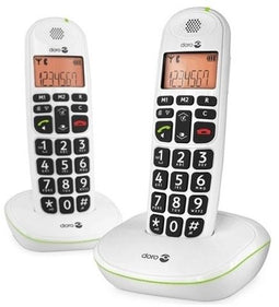 Doro PhoneEasy 100W - Dect-telefoon - Groot display grote knoppen - Wit