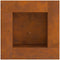 vidaXL - Vuurkorf - Vierkant - 60x60x30 - cm - Verweerd - Staal