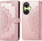 iMoshion Hoesje Geschikt voor OnePlus Nord CE 3 Lite Hoesje Met Pasjeshouder - iMoshion Mandala Bookcase - Rosé Goud