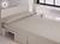 Verstelbaar onderlaken Happy Home LISOS COTTON Grijs Bed van 105