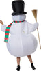 dressforfun - Opblaasbaar kostuum sneeuwman - Cilinder en sjaal - One size