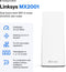 Linksys Atlas 6 MX2001 - Mesh WiFi Router - WiFi 6 - AX3000 - Dual-Band - Wit (1-pack)