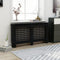 vidaXL Radiatorombouw 172x19x81 cm MDF antraciet