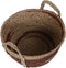 Decoratieve Doos DKD Home Decor Zeegras Boho (38 x 38 x 41 cm) (3 Onderdelen)