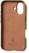 Mujjo iPhone 17 - Volledig Lederen Hoesje - 1mm Verhoogde Rand - Bruin