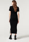 Supermom Rok Rib - Kokerrok - Stretchy met elastische plooitjes - M (40)
