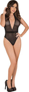 LINGERIE OUTLET Diep Decolleté met Klikkruis - M black S/M