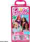 Klein toys Barbie-kledingkoffer - kledingrekken en -legplanken - incl. accessoires- meerkleurig