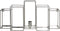 Light & Living Marley Wandlamp - Nikkel - 65x20x30cm