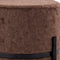 SVJ Kruk Rond - 35 x 35 x 37 cm - Microvezel - Bruin