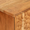 vidaXL - Hoge - kast - 60x33x100 - cm - massief - acaciahout