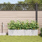 vidaXL - Tuinplanters - met - Waterirrigatiesysteem - - - 4 - stuks - - - Wit