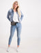 ONLY ONLMILA HW SK ANK DNM BJ13502-1 NOOS - Dames Jeans - Maat W28 X L30 - Denim