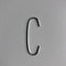 Klika - C-draadhaak 60 mm 100 stuks - 14 stuks