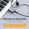 Vention Nano USB - Externe Geluidskaart - Gold-Plated - Aluminium