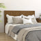 vidaXL - Hoofdbord - 205,5x4x100 - cm - massief - grenenhout - honingbruin