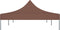 vidaXL Partytentdak - 270 g/m² - 6x3 m - bruin