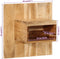vidaXL - Nachtkastje - 50x27x50 - cm - massief - acaciahout