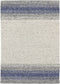 Varenna Blue Vloerkleed - 250x350 - Rechthoek - Laagpolig,Structuur Tapijt - Industrieel - Blauw, Grijs, Wit