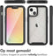 iMoshion Hoesje Geschikt voor iPhone 13 Hoesje - iMoshion 360° Full Protective Case - Zwart / Transparant