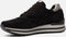 Gabor 76.528.67 - Lage sneakers - Suède - Chunky zool - Zwart - Maat 38.5