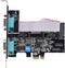 Startech.com 2-Port PCIe Seriële Adapter Kaart - Quad PCI Express naar RS232/RS422/RS485 (DB9) - Incl. Low-Profile Beugel TAA Compliant
