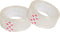 Plakband rolletjes - voor in plakbandhouder - 10x - transparant - 15mm x 30m
