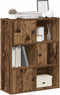 vidaXL - Boekenkast - 60x24x76,5 - cm - bewerkt - hout - oud - houtkleurig